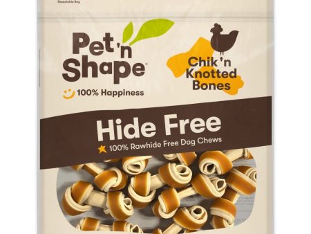 Pet  N Shape Chik n Knotted Bones Hide-Free Dog Treat 1ea 20 ct Discount