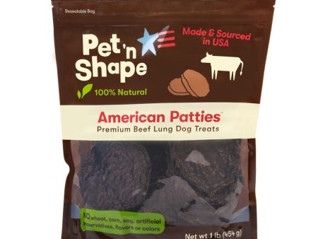 Pet  N Shape American Patties Dog Treat Made and Sourced in the USA 1ea 1 lb For Discount