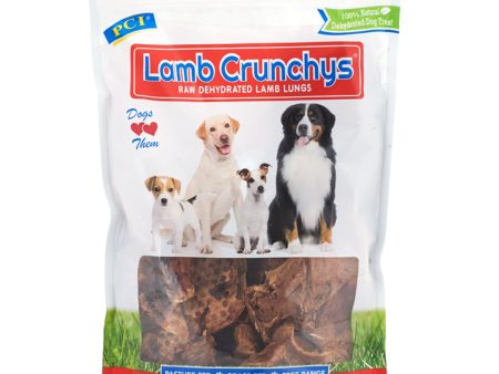 Pci Lamb Crunchy 1Lb 100% Lamb Lung For Discount