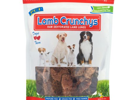 Pci Lamb Crunchy 8oz. Usa Natural Lamb Lung Slices Online now