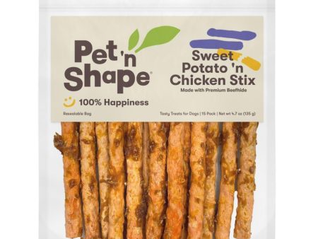 Pet  N Shape Sweet Potato  n Chicken Stix Dog Treat 1ea 12 oz Cheap