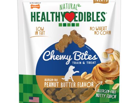 Nylabone Healthy Edibles Chewy Bites Soft Dog Treats Peanut Butter, 6 oz 1 ct Online