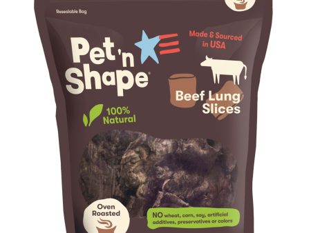 Pet  N Shape Natural Oven Roasted Beef Lung Slices Dog Treat 1ea 9 oz Online now