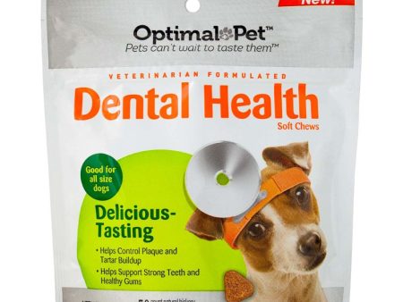 Nutri-Vet Optimal Pet Dental Soft Chews Hickory Smoke 1ea 4.5 oz, 50 ct For Sale