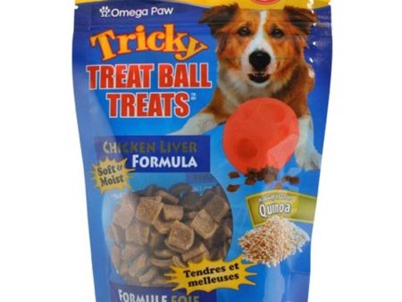 Omega Paw Tricky Treat Ball Dog Treats Chicken 1ea 7 oz Online Sale