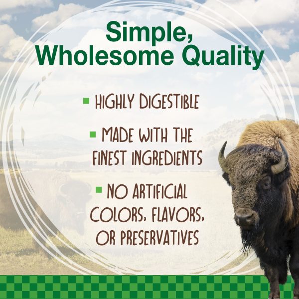 Nylabone Healthy Edibles WILD Natural Long Lasting Bison Dog Chew Treats Bison, SMall Regular  Up To 25 Ibs. 16 ct For Discount