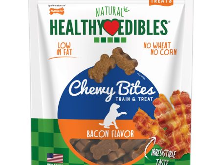 Nylabone Healthy Edibles Chewy Bites Soft Dog Treats Bacon, 6 oz 1 ct Supply