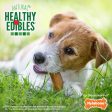 Nylabone Healthy Edibles AllNatural Long Lasting Roast Beef and Chicken Dog Chew Treats Variety, SMall Regular  Up To 25 Ibs. 12 ct Cheap