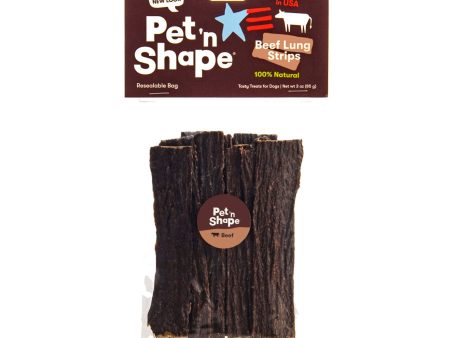 Pet  N Shape Beef Lung Strips Dog Treat 1ea 3 oz Online