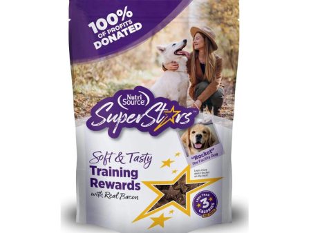 Nutrisource Dog Superstar Treat Bacon 16oz. Hot on Sale