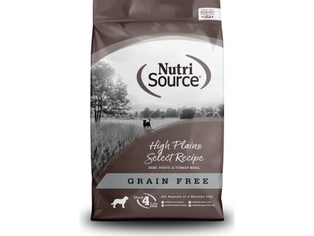 Nutrisource Dog Jerky Treat High Plains Select 4oz. on Sale