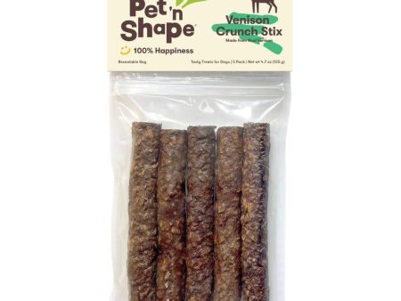 Pet  N Shape Venison Crunch Stix Dog Treat 1ea 5 ct on Sale