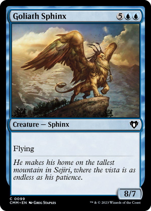 Goliath Sphinx [Commander Masters] Online now