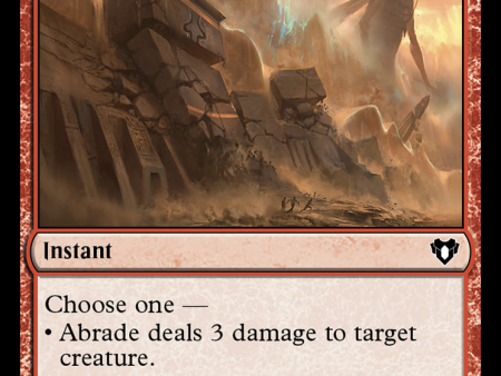 Abrade [Commander Masters] Hot on Sale