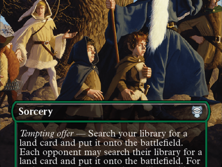 Tempt with Discovery (Borderless) [The Lord of the Rings: Tales of Middle-Earth Commander] Sale