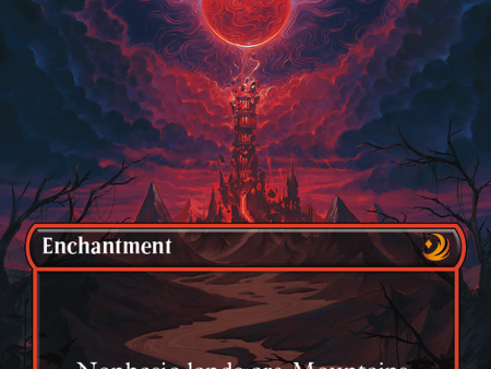 Blood Moon (Anime Borderless) (Confetti Foil) [Wilds of Eldraine: Enchanting Tales] For Cheap