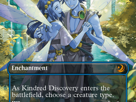 Kindred Discovery (Anime Borderless) (Confetti Foil) [Wilds of Eldraine: Enchanting Tales] Online now