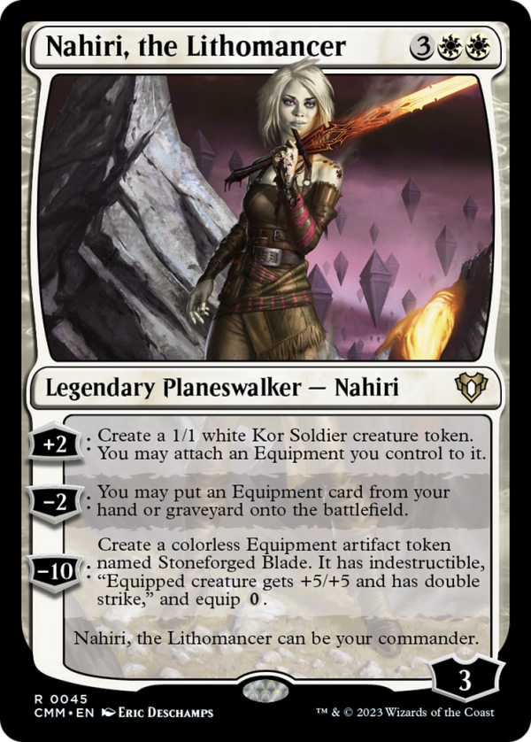 Nahiri, the Lithomancer [Commander Masters] Cheap