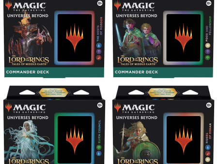 The Lord of the Rings: Tales of Middle-earth - Commander Deck Display For Cheap